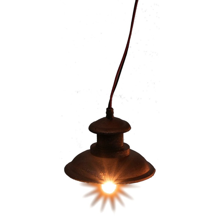 Lampadario ovale da soffitto Ø 2 cm 12v