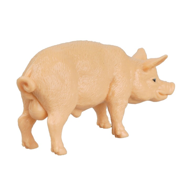 Maiale in pvc per statue da 15-20 cm