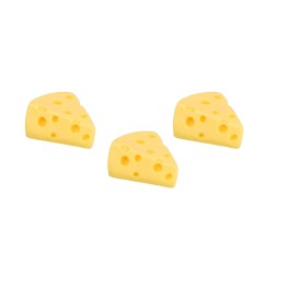 Conjunto de tres cuñas de queso cm 1,5x1,2x0,6 h