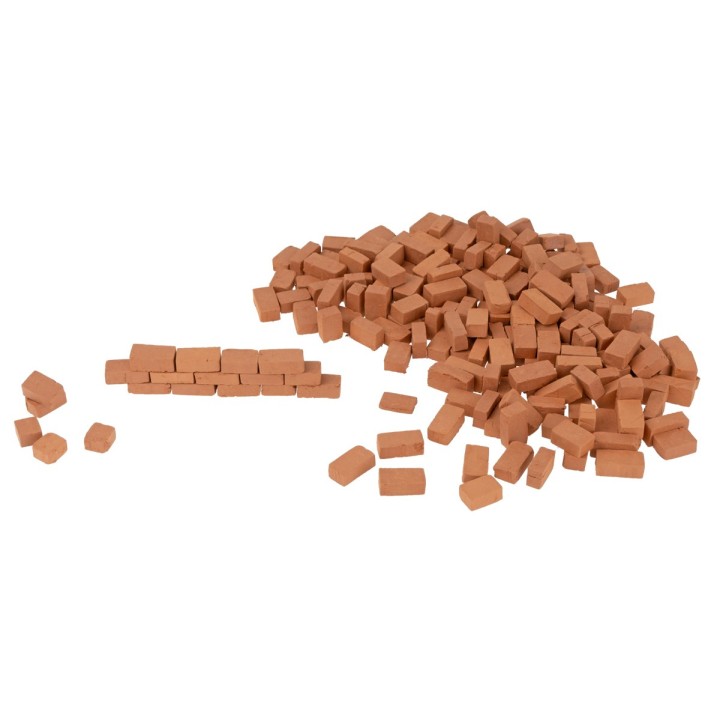 Mattoncini in terracotta 10x5 mm disponibile in