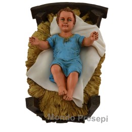 Cuna con niño para estatuas de 30 cm