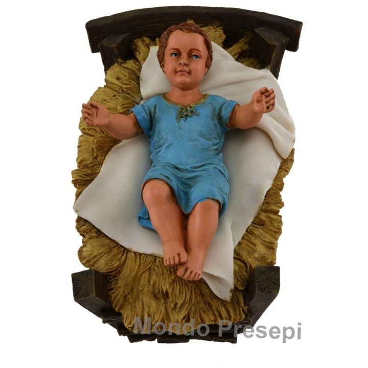 Culla con bambinello per statue cm 30