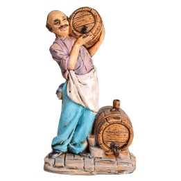 Man with barrels h 10 cm