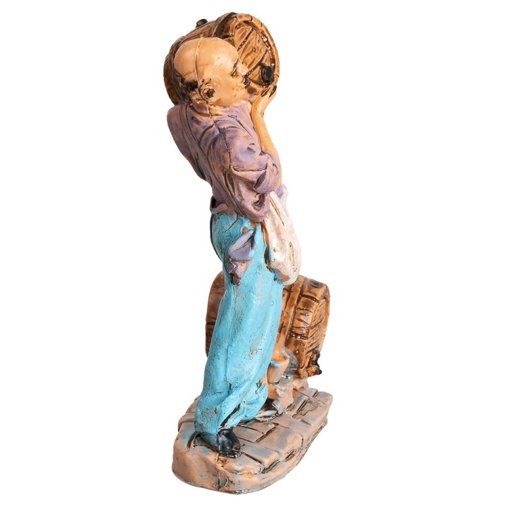 Uomo con botti h 10 cm