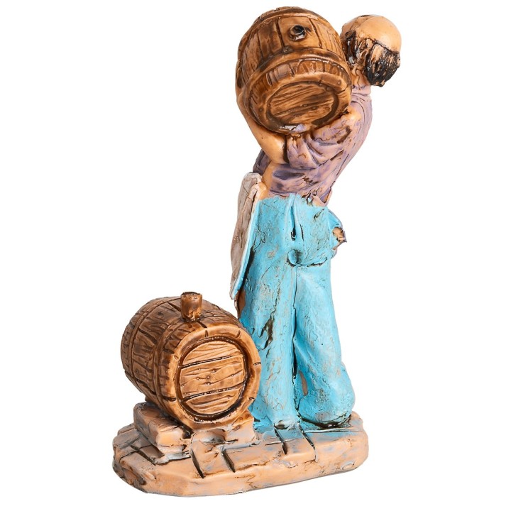 Man with barrels h 10 cm