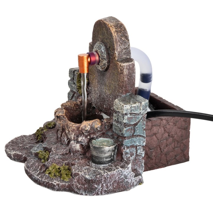 Fuente de resina funcionando cm 13,5x12x13 h
