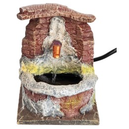 Fountain with round resin basin working cm 12x9x11.8 h