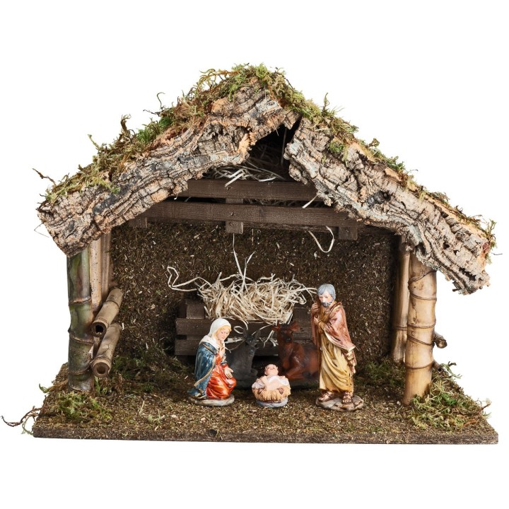 Hut for Nativity 15 cm 50x28x40 h