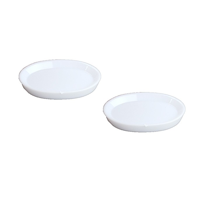 Set of 2 PVC plates ø 2.5 cm