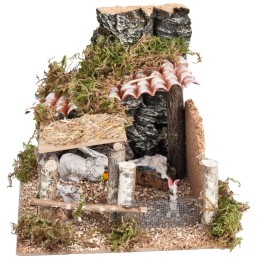 Enclosure with rabbits cm 15x15x13 h