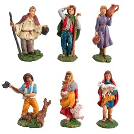 Set of 6 craftsmen series 10 cm