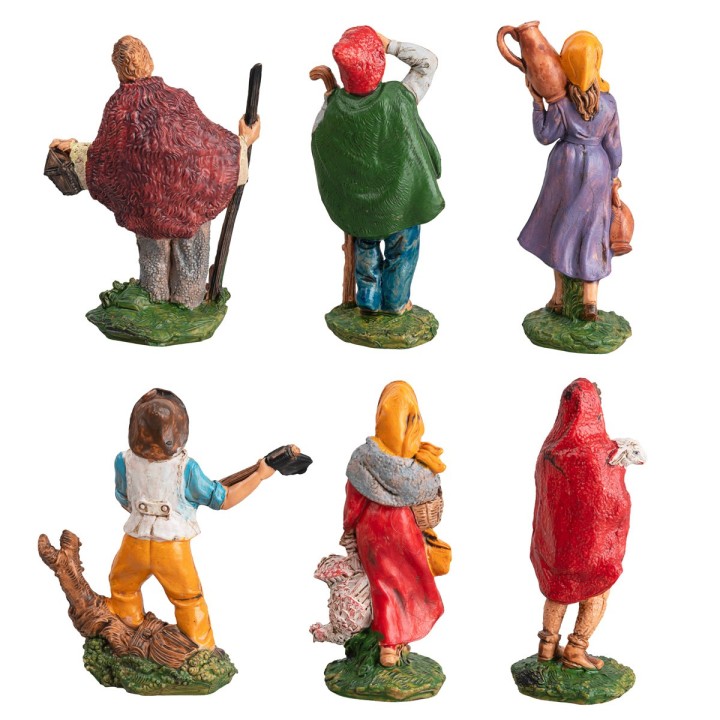 Set of 6 craftsmen series 10 cm