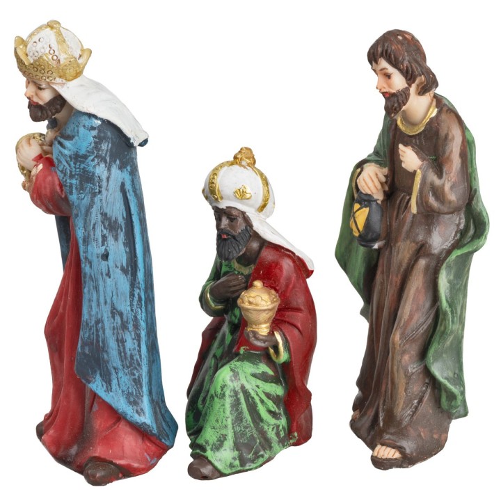 Nativity set 7 figures 12 cm in resin