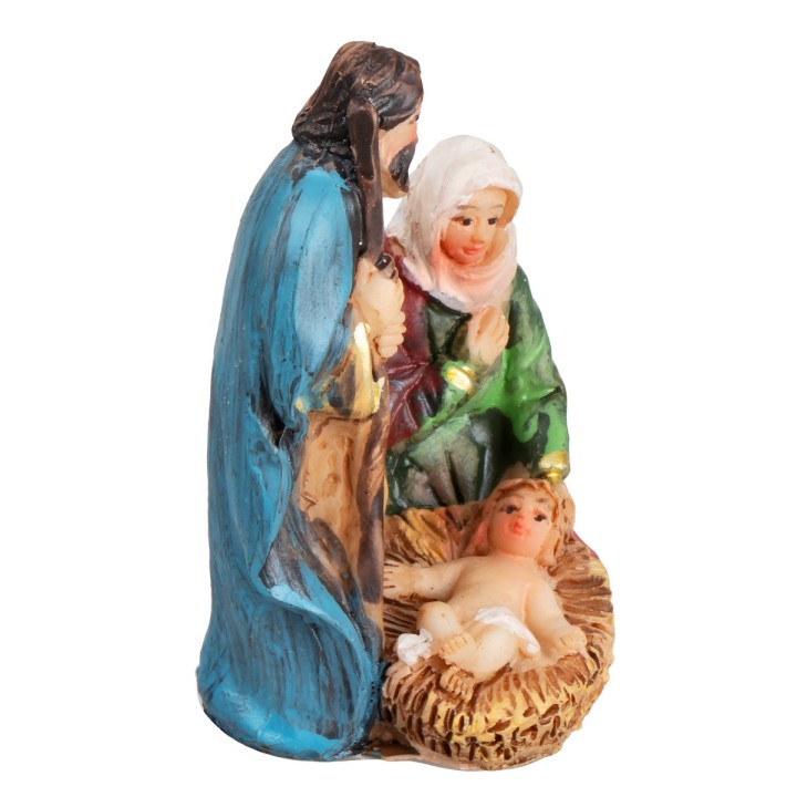 Natività in resina cm 4,5x3,5x6 h