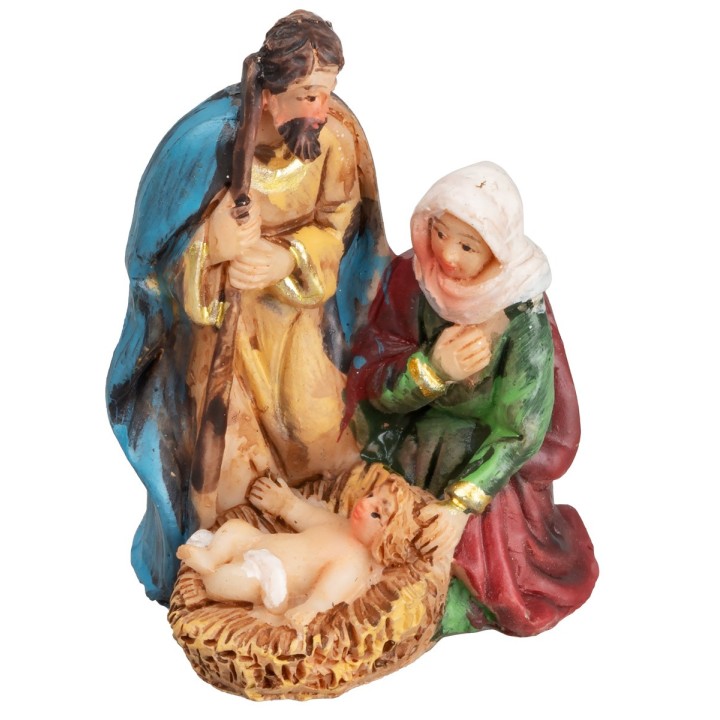 Natividad en resina cm 4,5x3,5x6 h