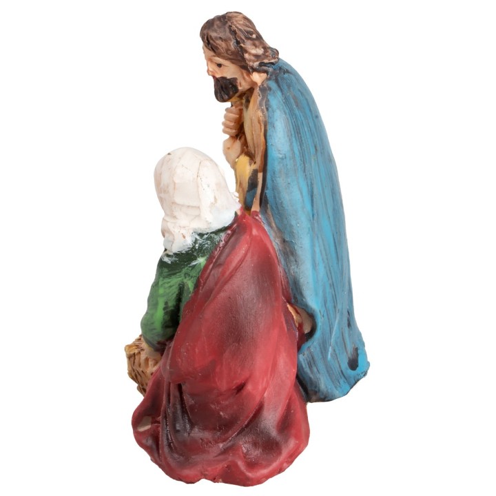 Nativity in resin 4.5x3.5x6 cm h