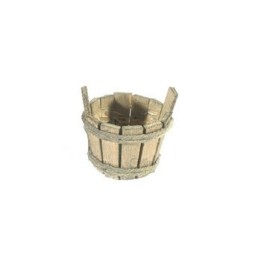 Tina de lujo de 4 cm en madera - Cód. 