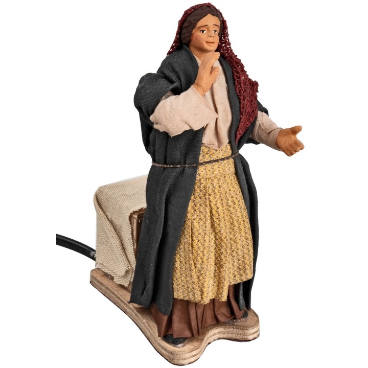 Donna che richiama serie 15 cm in movimento