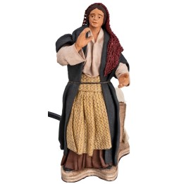 Donna che richiama serie 15 cm in movimento