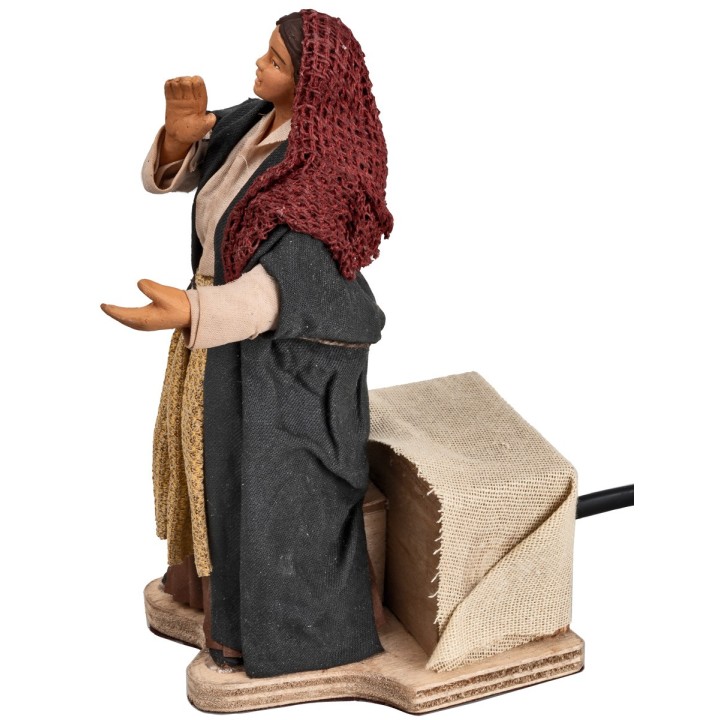 Donna che richiama serie 15 cm in movimento