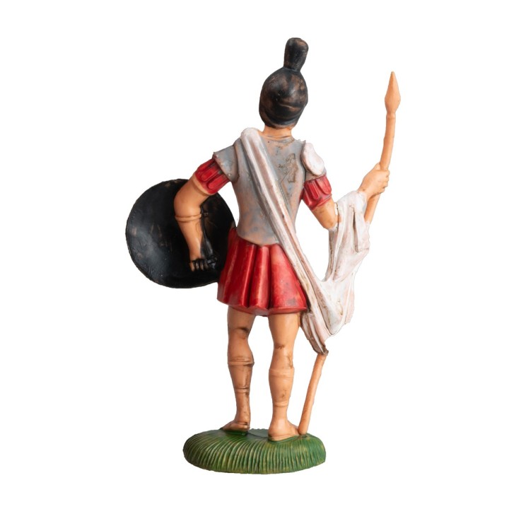 Roman soldier with spear and shield 10 cm