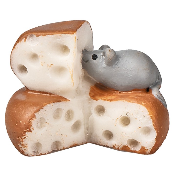 Ratoncito comiendo queso 2,5x2x1,8 h