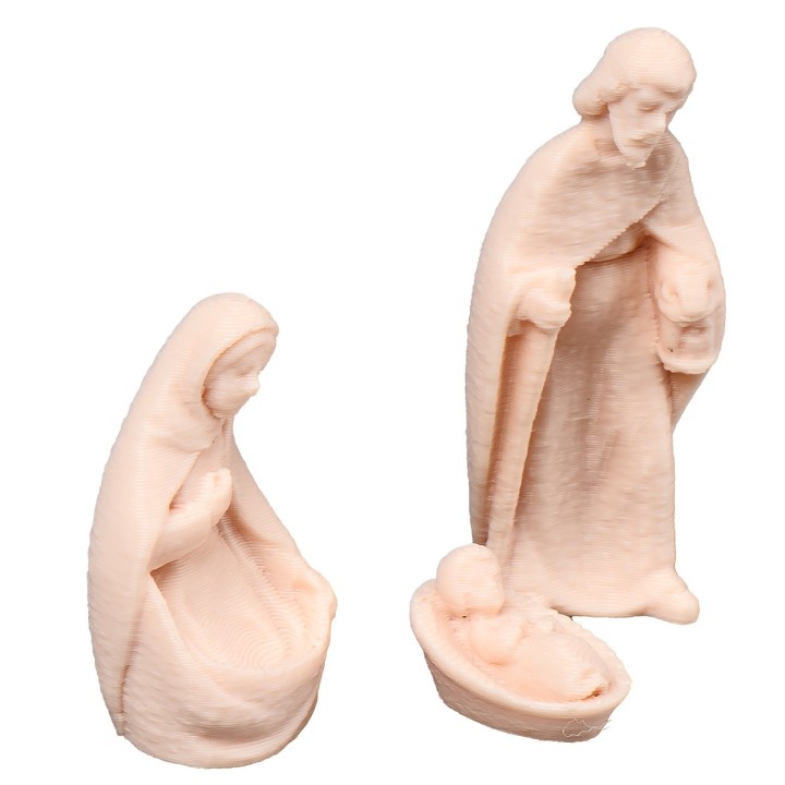Mini Natividad moderna para Belén serie 4 cm
