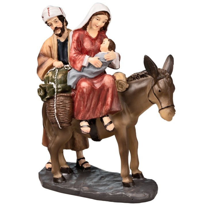 Fuga in Egitto serie 12-13 cm in resina