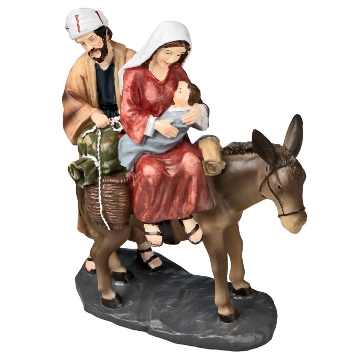Flight into Egypt series 12-13 cm in resin
