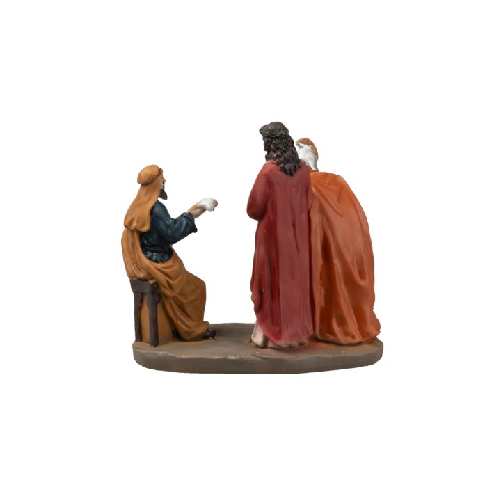 Resin statues 14 stations Way of the Cross 9 cm
