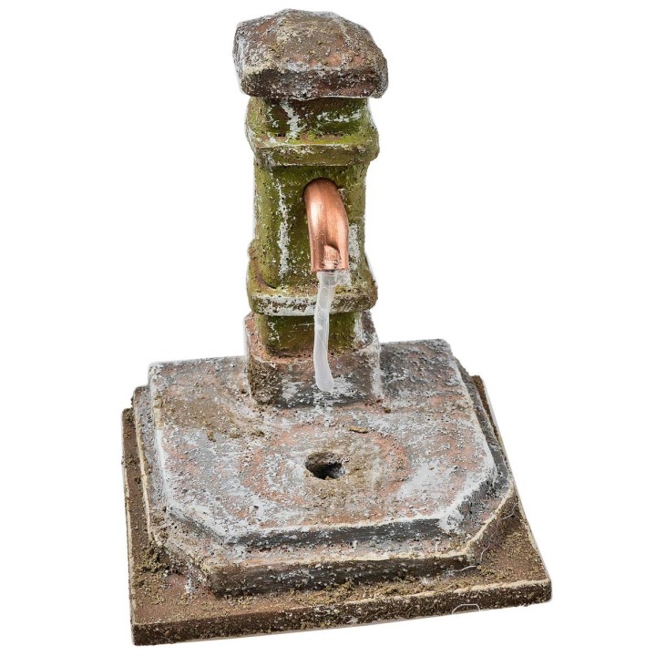 Column fountain in polystyrene cm 7x7x8.5 h