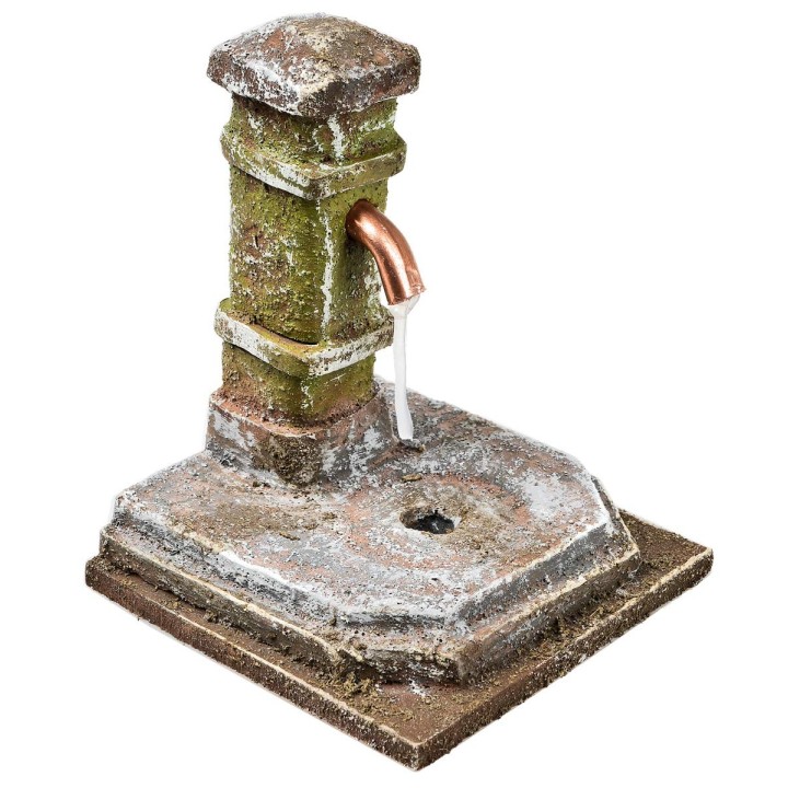Column fountain in polystyrene cm 7x7x8.5 h