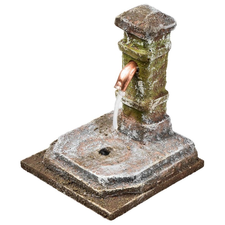Fuente de columna en poliestireno cm 7x7x8,5 h