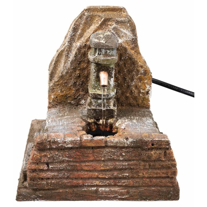 Column fountain with working pump cm 13.5x13x14 h