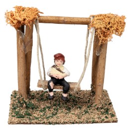 Child on the swing h 10 cm
