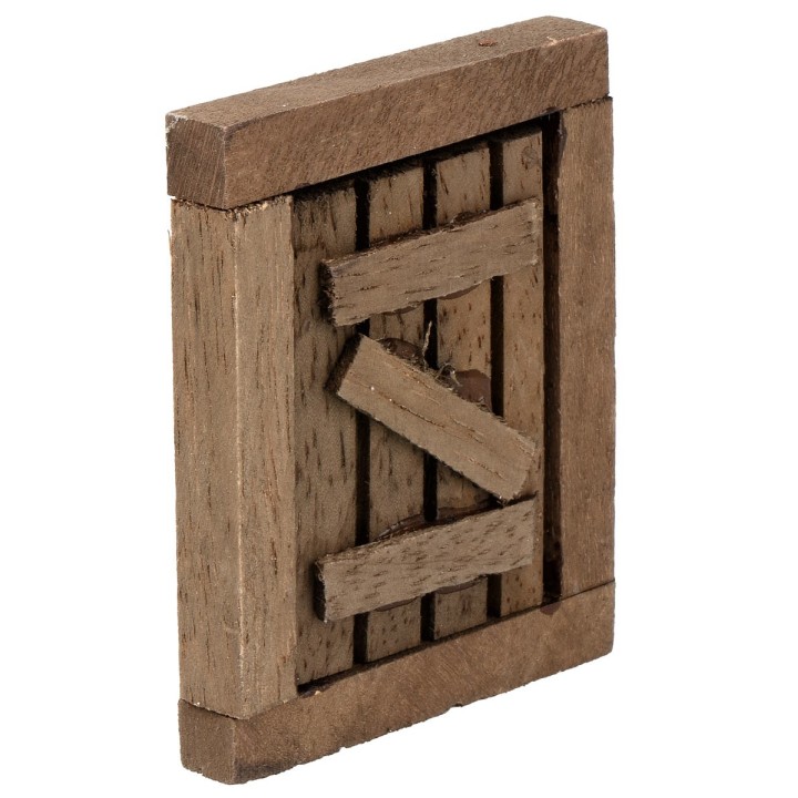 Finestra in legno con anta apribile cm 4,5x0,8x5,7 h