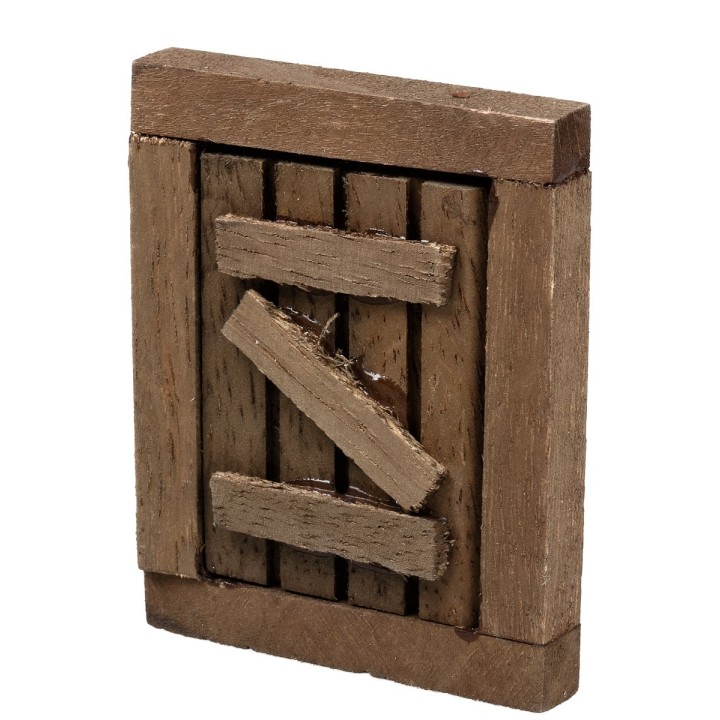 Wooden window with openable sash cm 4.5x0.8x5.7 h