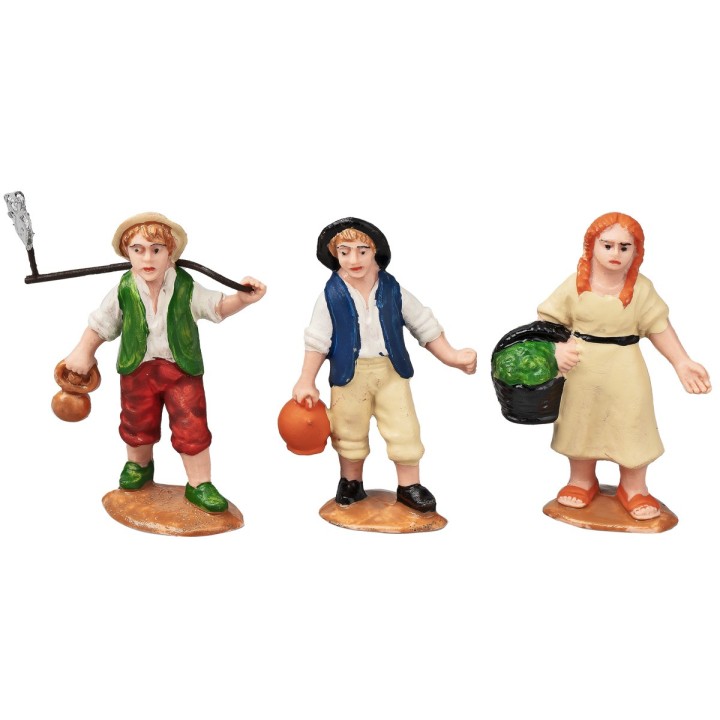 Set 3 bambini serie 10 cm