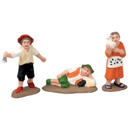 Conjunto de 3 niños serie 10 cm