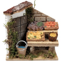 Bottega del fruttivendolo cm 13,5x7,5x14,5 h