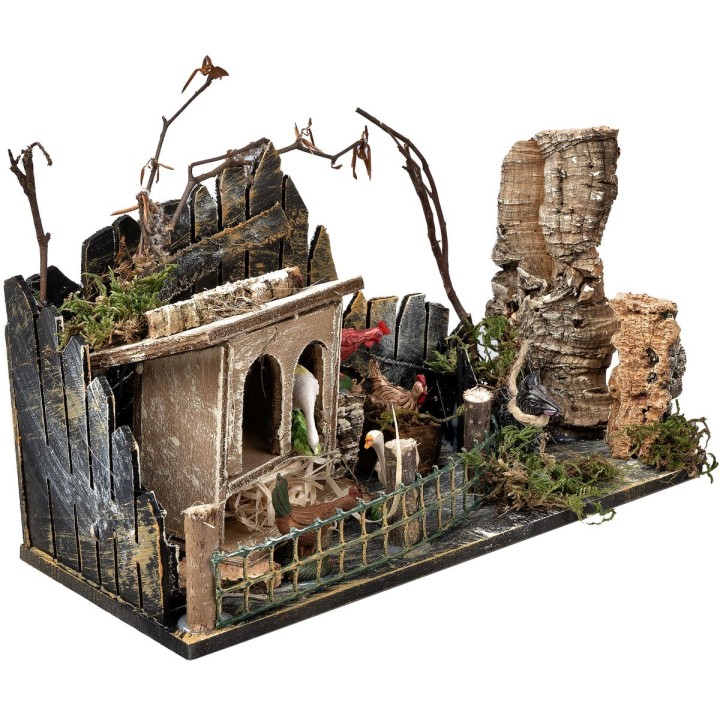 Enclosure with animals cm 23.5x10x13 h
