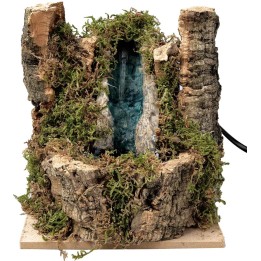 Resin waterfall with lateral barks complete with pump