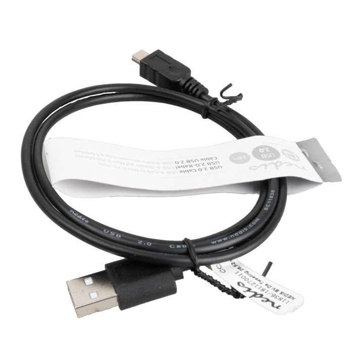 Cable USB 2.0 a macho - mini macho de 5 pines 1.0 m negro