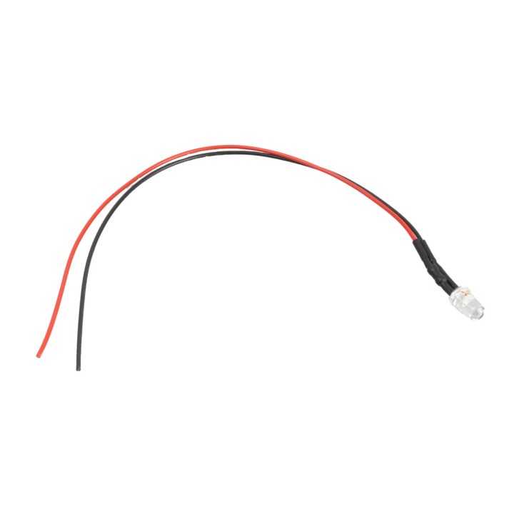 5 mm Orange Blinking LED 12 Volt