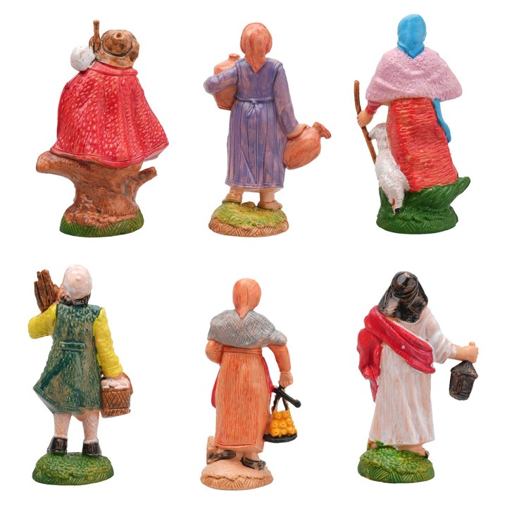 Set of 6 figurines from the 10 cm series
