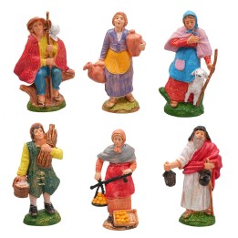 Set of 6 figurines from the 10 cm series