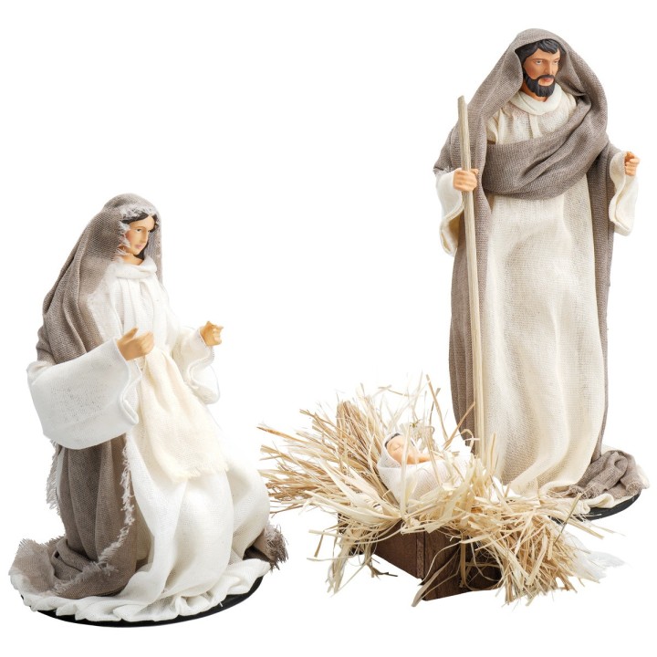 Natività serie 27 cm in juta