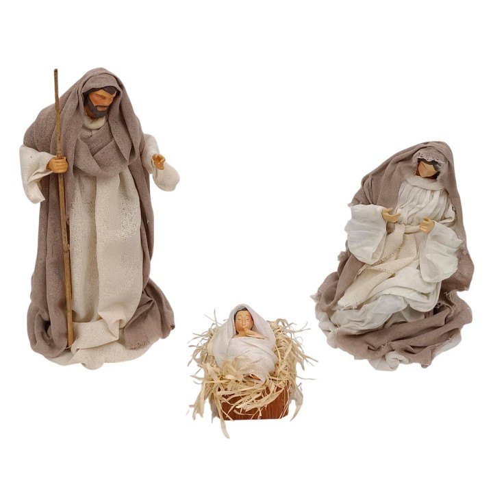 Natividad serie 27 cm en yute