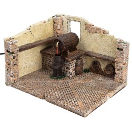 Osteria in resina con botte funzionante