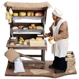 Venditore di formaggi serie 30 cm in movimento